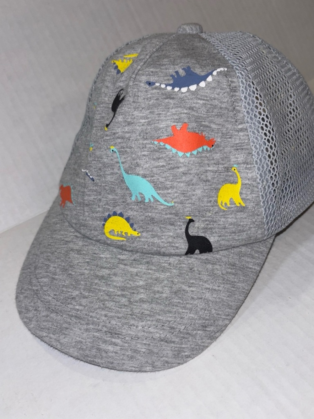 Target Light Grey Kids Mesh Back Hat dinosaur